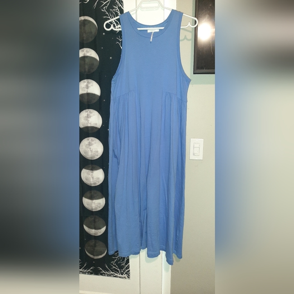 Periwinkle  purple empire waist maxi dress size large